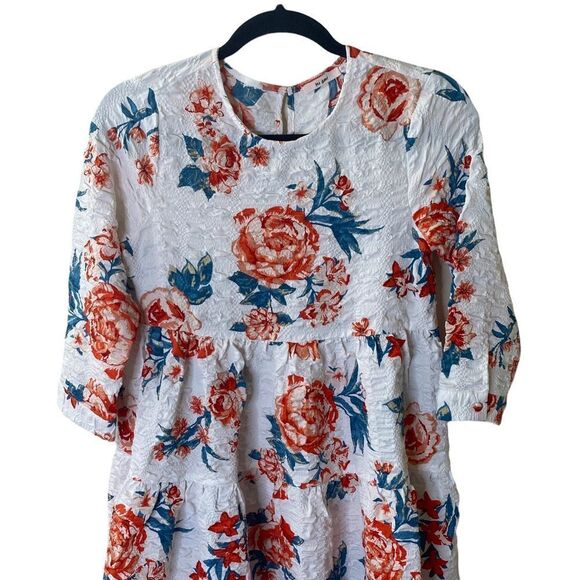 Francesca Mi Ami Floral Babydoll Dress Sz XS - Picture 3 of 8